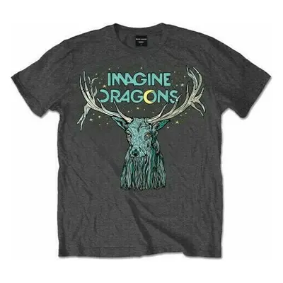 Imagine Dragons T-Shirt Elk in Stars Unisex Charcoal Grey