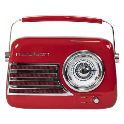 Madison Freesound-VR40R Red Retro radio