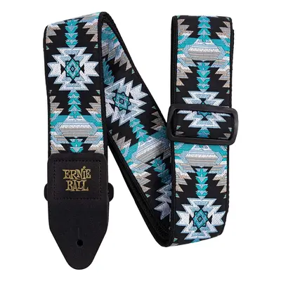 Ernie Ball Classic Jacquard Textile guitar strap Albuquerque Blue