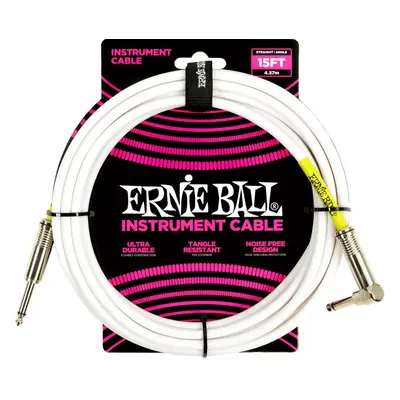 Ernie Ball P06400 4,6 m Straight - Angled Instrument Cable