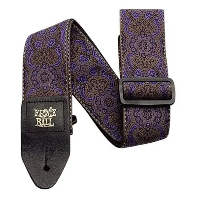 Ernie Ball Classic Jacquard Textile guitar strap Purple Paisley