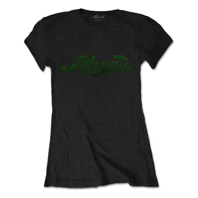 Poison T-Shirt Vintage Logo Womens Black