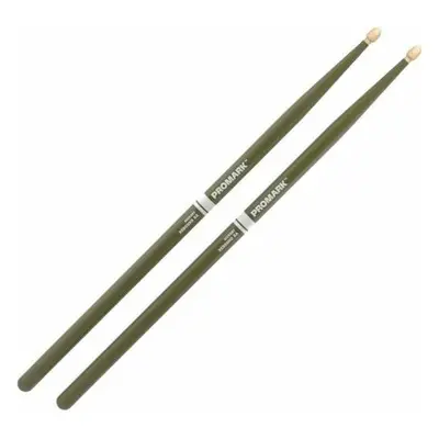 Pro Mark RBH565AW-GR Rebound 5A Painted Green Drumsticks