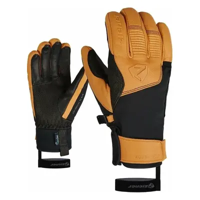 Ziener Ganzenberg AS AW Black/Tan Ski Gloves