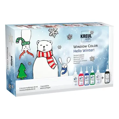 Kreul Set of Glass Paints Hello Winter x ml