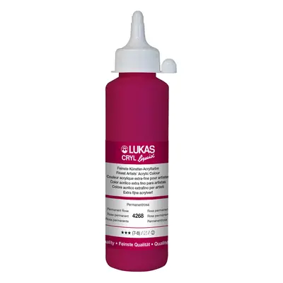 Lukas Cryl Liquid Acrylic Paint Permanent Rose ml pc