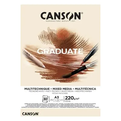 Canson Pad Graduate Mixed Media Sketchbook g Natural