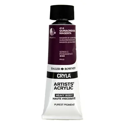 Daler Rowney Cryla Artists’ Acrylic Paint Quinacridone Magenta ml pc