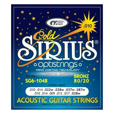 Gorstrings SIRIUS Gold SG6-1048 Guitar strings