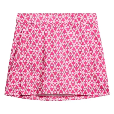 J.Lindeberg Amelie Mid Print Fuchsia Purple Skirt