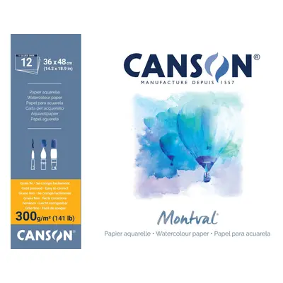 Canson Pad Montval Cold Pressed Sketchbook g Natural White