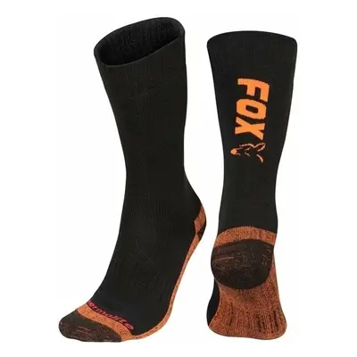 Fox Fishing Socks Collection Thermolite Long Socks Black/Orange