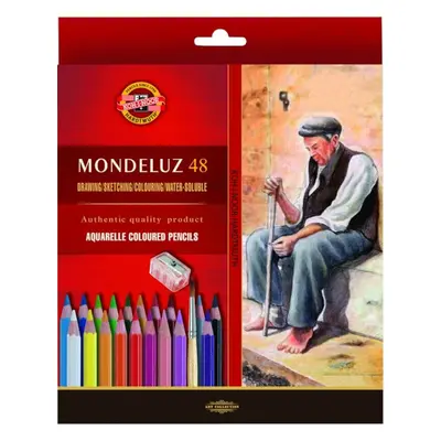 KOH-I-NOOR Mondeluz 3713/48 Set of Watercolour Pencils pcs