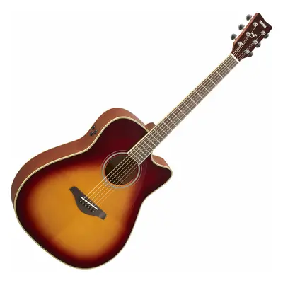 Yamaha FGC-TA Brown Sunburst electro-acoustic guitar