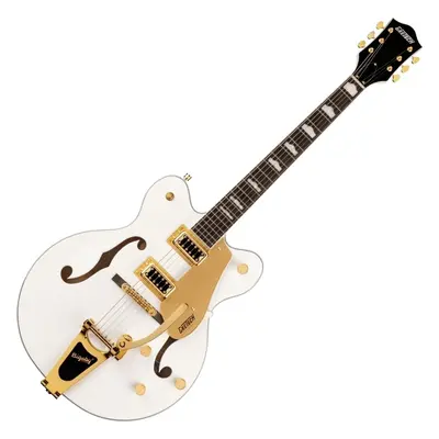 Gretsch G5422TG Electromatic DC LRL Snowcrest White Semi-Acoustic Guitar