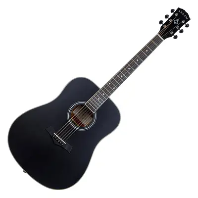 Arrow Silver D Black Dreadnought Guitar