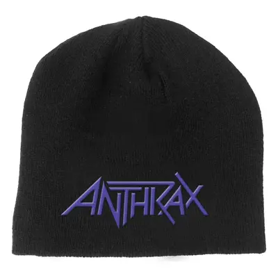 Anthrax Hat Logo Black