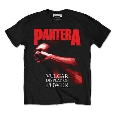 Pantera T-Shirt Red Vulgar Unisex Black