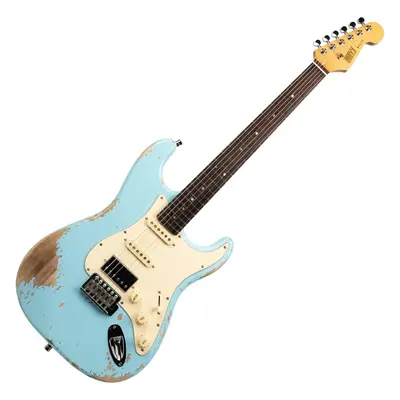 Henry's ST-1 Python Blue Relic Electric guitar