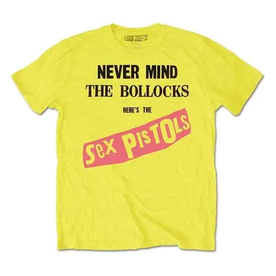 Sex Pistols T-Shirt NMTB Original Album Unisex Yellow