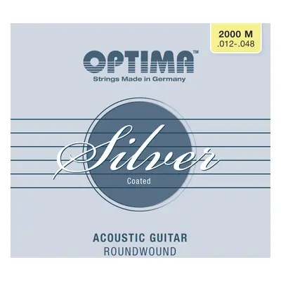 Optima 2000.M Silver Acoustic Medium Guitar strings