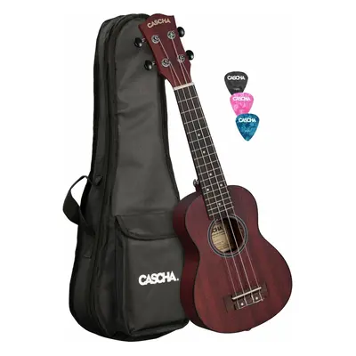 Cascha HH 2263L Red Ukulele