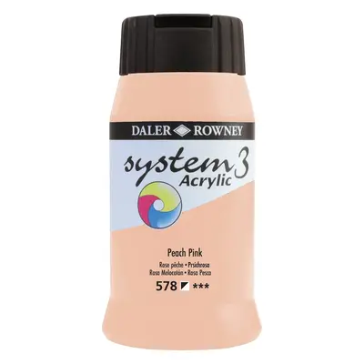 Daler Rowney System3 Acrylic Paint Peach Pink ml pc