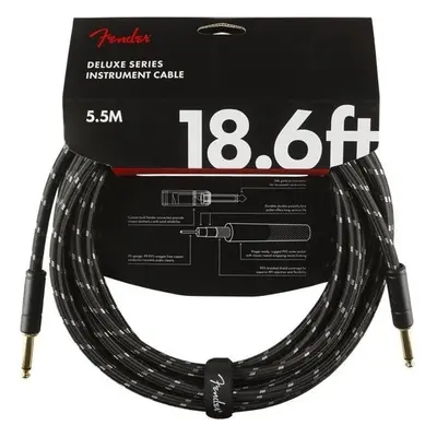 Fender Deluxe Series 5,5 m Straight - Straight Instrument Cable