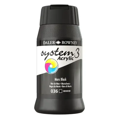 Daler Rowney System3 Acrylic Paint Mars Black ml pc