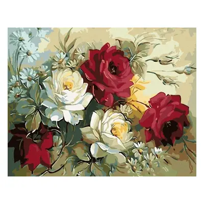 Zuty Diamond Art Bouquet of Painted Roses