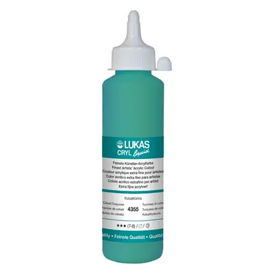 Lukas Cryl Liquid Acrylic Paint Cobalt Turquoise ml pc