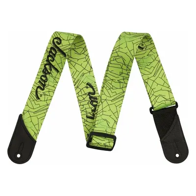 Jackson Cracked Mirror Strap Textile guitar strap Green