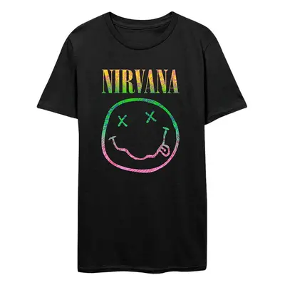 Nirvana T-Shirt Sorbet Ray Happy Face Unisex Black