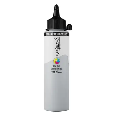 Daler Rowney System3 Acrylic Paint Silver Imitation ml pc