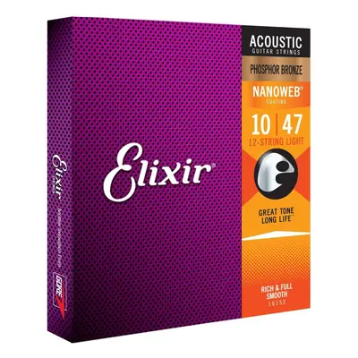 Elixir Nanoweb 10-47 Guitar strings