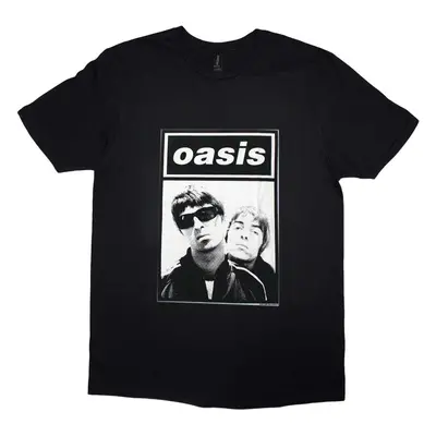 Oasis T-Shirt Noel & Liam Boxed Photo Unisex Black