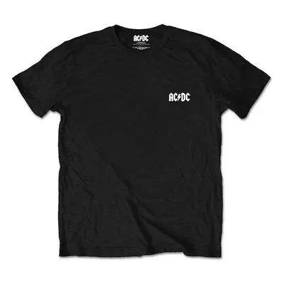 AC/DC T-Shirt About To Rock (Back Print) Unisex Black