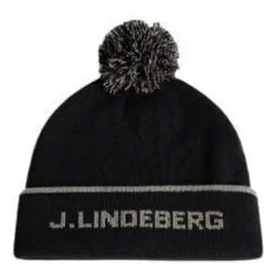 J.Lindeberg Stripe Black Beanie