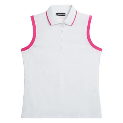 J.Lindeberg Lila Sleeveless White Polo Shirt