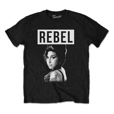 Amy Winehouse T-Shirt Rebel Unisex Black