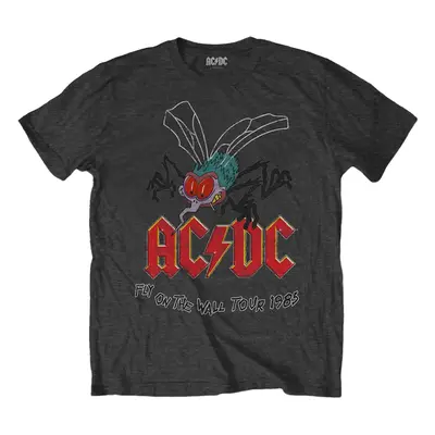 AC/DC T-Shirt Fly on the Wall Unisex Charcoal Grey