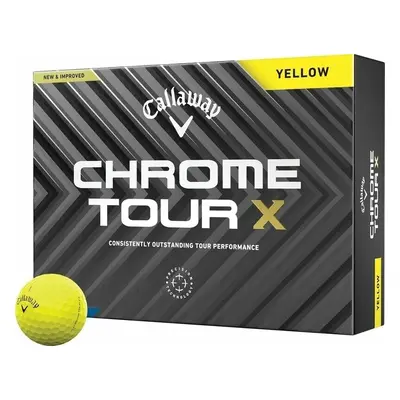 Callaway Chrome Tour X Yellow Basic Golf Balls