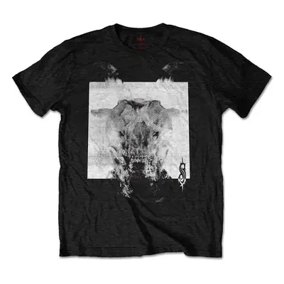 Slipknot T-Shirt Devil Single - Black & White Unisex Black