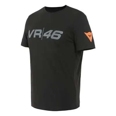 Dainese VR46 Pit Lane Black/Fluo Yellow T-Shirt