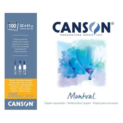 Canson Pad Montval Cold Pressed Sketchbook g Natural White