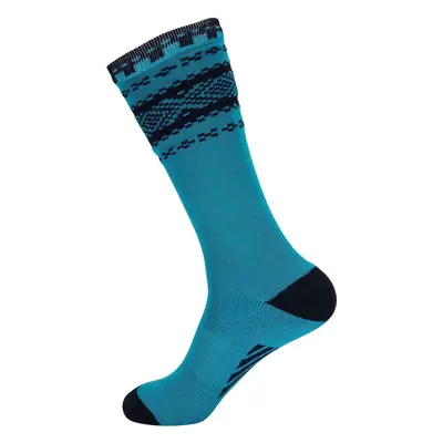 Dale of Norway Cortina Knee Sock Turquoise/Navy Socks