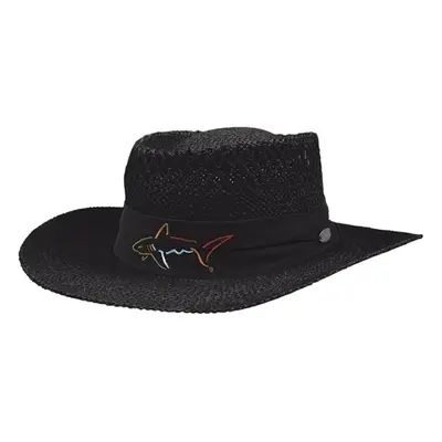 Greg Norman Signature Straw Black Hat