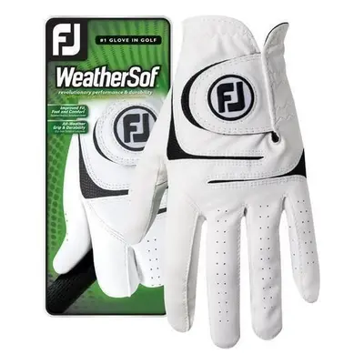 Footjoy WeatherSof White Worn on Right Hand Mens gloves