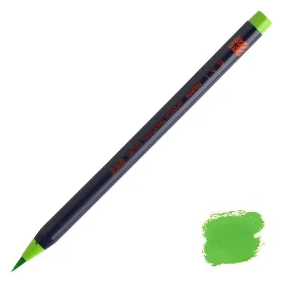 Akashiya SAI Japanese Brushpen Yellow Green pc