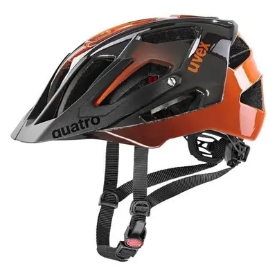 UVEX Quatro Titan/Orange Bike Helmet